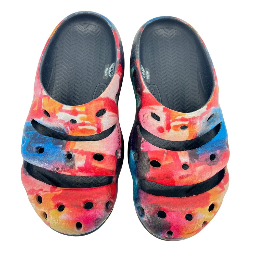 Keen Yogui Arts Jerry Garcia Clogs Unisex Men 7 Women 9 New York at Night Print